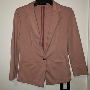 Light Pink Ponte Blazer